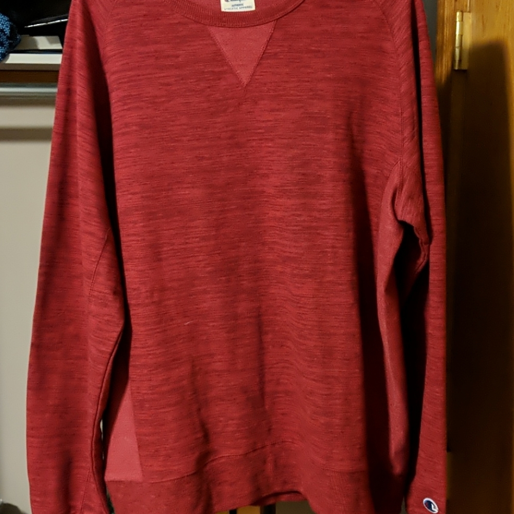 Vintage red champion sweater XL
